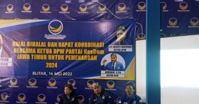 DPD Partai Nasdem Kabupaten Blitar Gelar Halal Bihalal dan Rapat Koordinasi bersama Ketua DPW Jatim