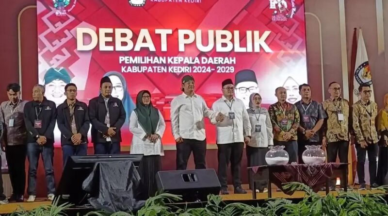 KPU Kabupaten Kediri Gelar Debat Perdana