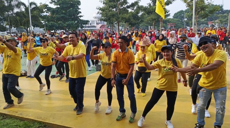 Ribuan Warga Meriahkan HUT ke-60 Partai Golkar