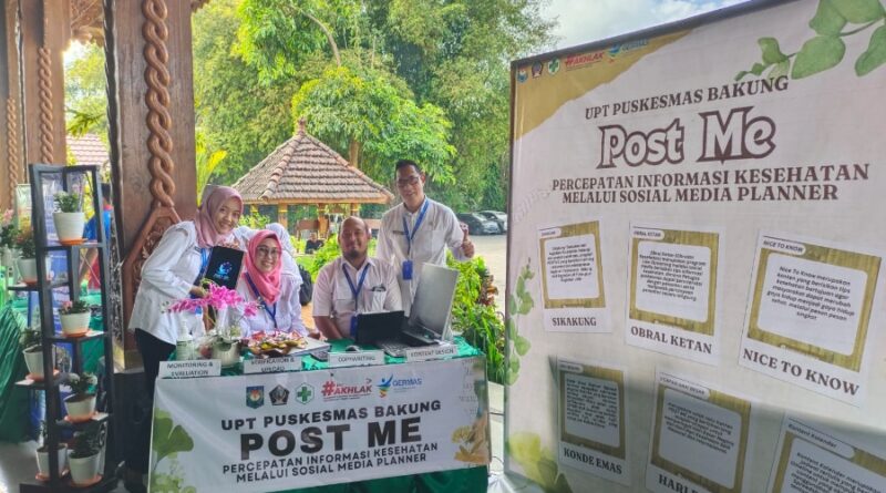 Inovasi Pelayanan Kesehatan UPT Puskesmas Bakung : POST ME (Percepatan Informasi Kesehatan melalui Media Social Planner)