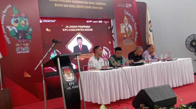 KPU Kabupaten Kediri Gelar Simulasi Pemungutan dan Penghitungan Suara