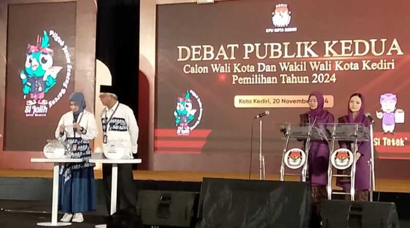 Sukses, KPU Kota Kediri Gelar Debat Publik Kedua