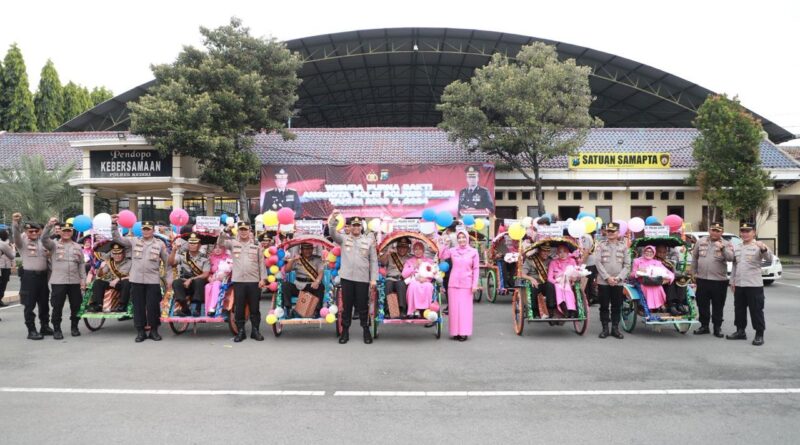 Polres Kediri Lepas 27 Anggota Polisi Masa Purna Tugas