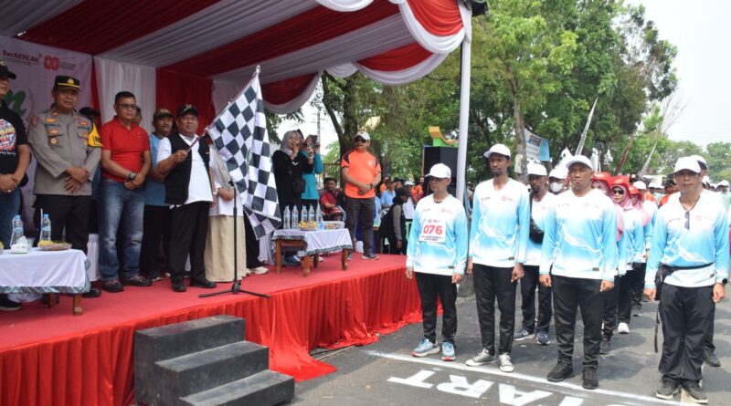 Pemberangkatan Gerak Jalan Rojo 2025, Semangat Sportivitas dan Persatuan di Jombang
