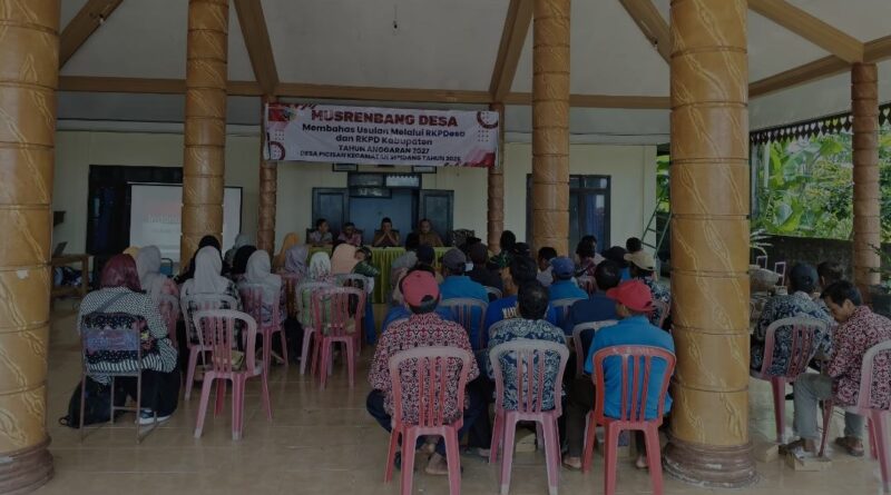 Tentukan Arah Pembangunan Desa ke Depan, Desa Picisan Gelar Musrenbangdes Tahun 2027