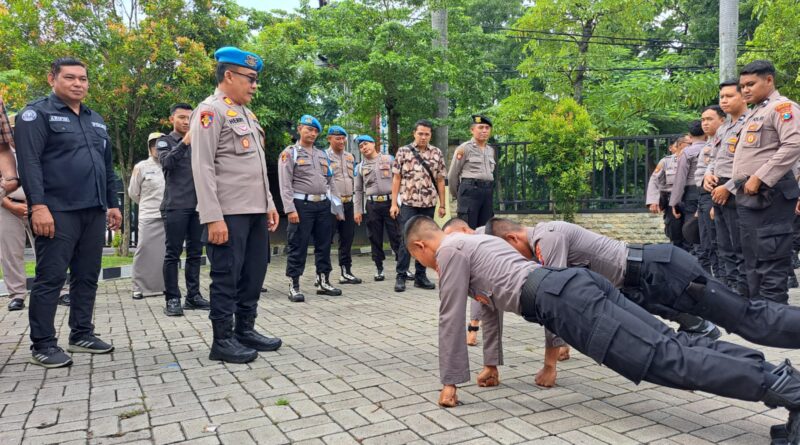 Wakapolres Pimpin Gaktibplin, Polres Nganjuk Perketat Pengawasan Internal