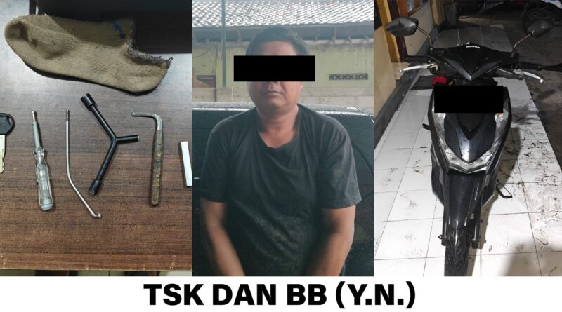 Beraksi Saat Subuh, Komplotan Curanmor Dibekuk Satreskrim Polres Nganjuk