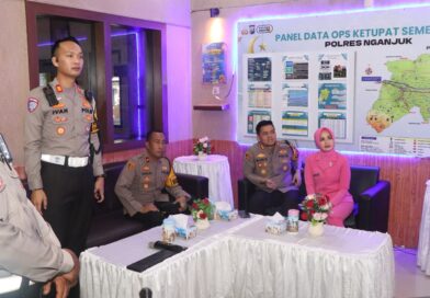 Cek Langsung Pos PAM, Kapolres Nganjuk Pastikan Pengamanan Mudik