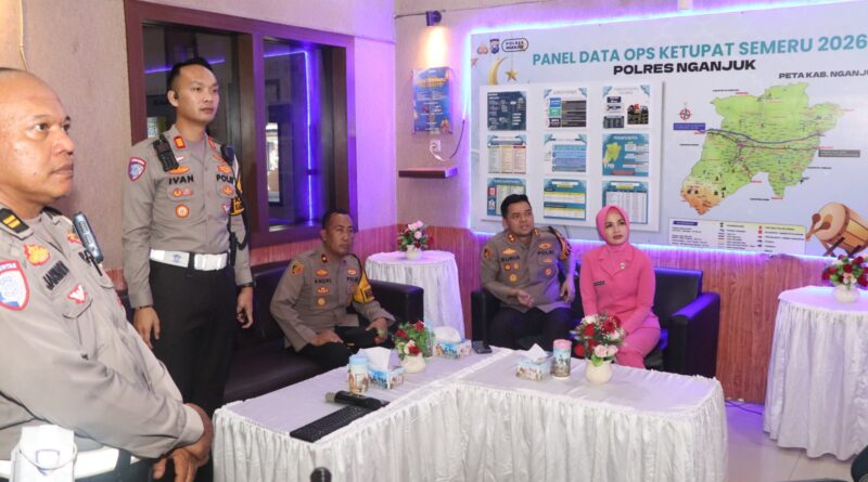 Cek Langsung Pos PAM, Kapolres Nganjuk Pastikan Pengamanan Mudik