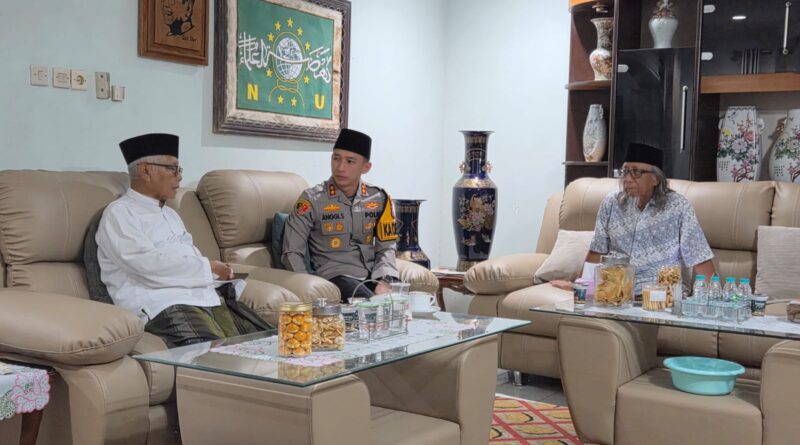Perkuat Ukhuwah, Kapolres Kediri Kota Kunjungi Ulama Kediri