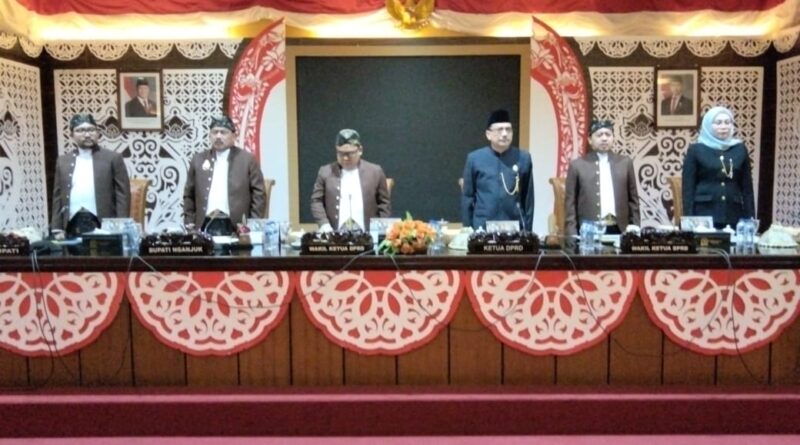 DPRD Nganjuk Gelar Rapat Paripurna Hari Jadi Nganjuk ke-1089