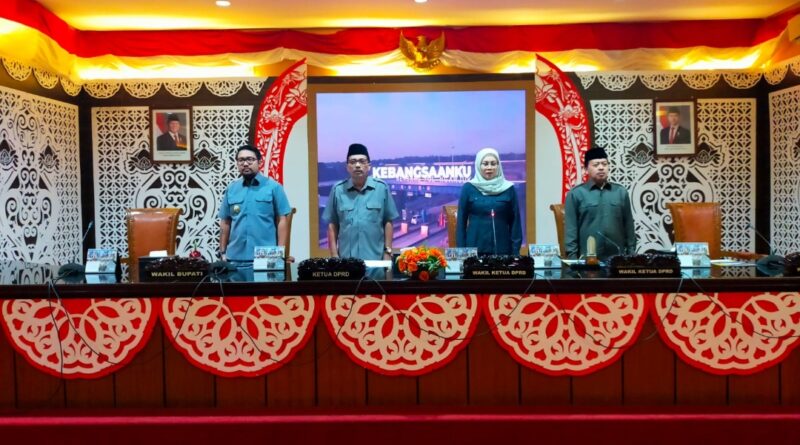 Rapat Paripurna, DPRD Nganjuk Bahas Pengesahan Rantus terhadap Perubahan Susunan Keanggotaan AKD