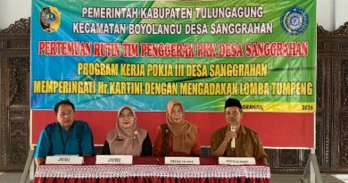 Kenang Jasa RA Kartini, Desa Sanggrahan Adakan Lomba Tumpeng