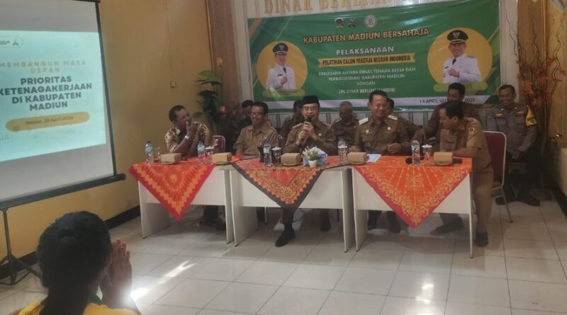 Bupati Madiun Buka Pelatihan bagi Calon Pekerja Migran Indonesia 