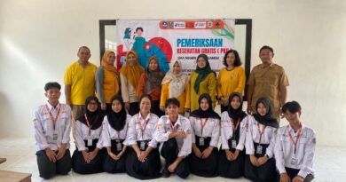 Deteksi Dini Faktor Resiko Kesehatan Siswa di Sekolah, Puskesmas Boyolangu Laksanakan CKG di SMAN 1 Boyolangu