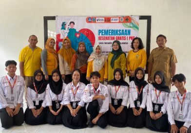 Deteksi Dini Faktor Resiko Kesehatan Siswa di Sekolah, Puskesmas Boyolangu Laksanakan CKG di SMAN 1 Boyolangu