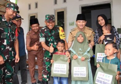 Bupati Trenggalek Bersama Komandan Kodim 0806 Dampingi Kunjungan Tim Wasef TMMD ke-128 di Desa Sukorejo