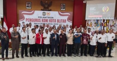 Pengurus KONI Kota Blitar Periode 2026–2030 Resmi Dilantik