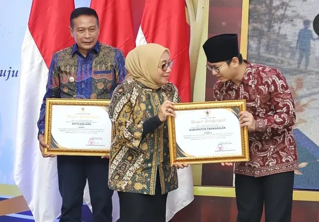 Peringatan HKN 2026, Bupati Trenggalek Terima Penghargaan dari Menteri Pemberdayaan Perempuan dan Perlindungan Anak