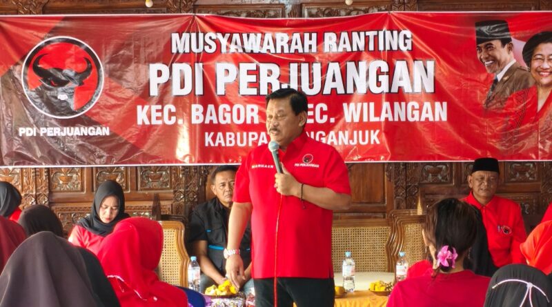 Percepat Regenerasi Kepemimpinan, Musran PDI Perjuangan se-Kabupaten Nganjuk Digelar Serentak