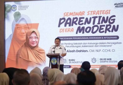 Bupati Nganjuk Buka Seminar Pakar Neuroparenting dr. Aisah Dahlan