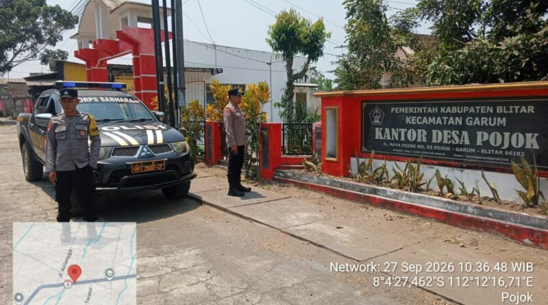 Jaga Harkamtibmas Jelang Pilkades, Polres Blitar Tingkatkan Patroli KRYD