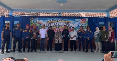 SMAN 1 Loceret Gelar Latihan Gabungan Ekstrakurikuler Edukasi Mitigasi Bencana