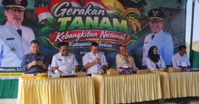 Perkuat Lumbung Pangan, Pemkab Madiun Dukung Gerakan Tanam Kebangkitan Nasional