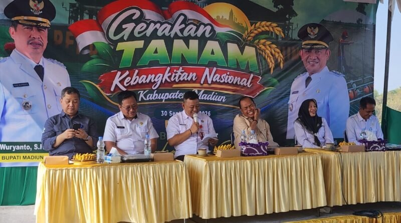 Perkuat Lumbung Pangan, Pemkab Madiun Dukung Gerakan Tanam Kebangkitan Nasional