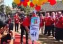 Jalan Santai Kreasi Warnai Dies Natalis ke-41 SMPN 2 Tanjunganom