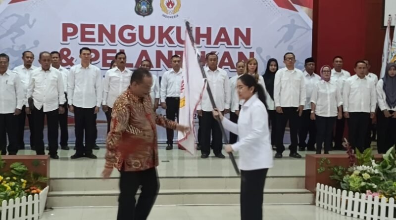 Elim Tyu Samba Resmi Pimpin KONI Kota Blitar, Fokus Pembinaan Atlet dan Prestas